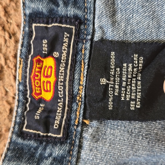 Route 66 y2k vintage denim shorts plus - Picture 3 of 3